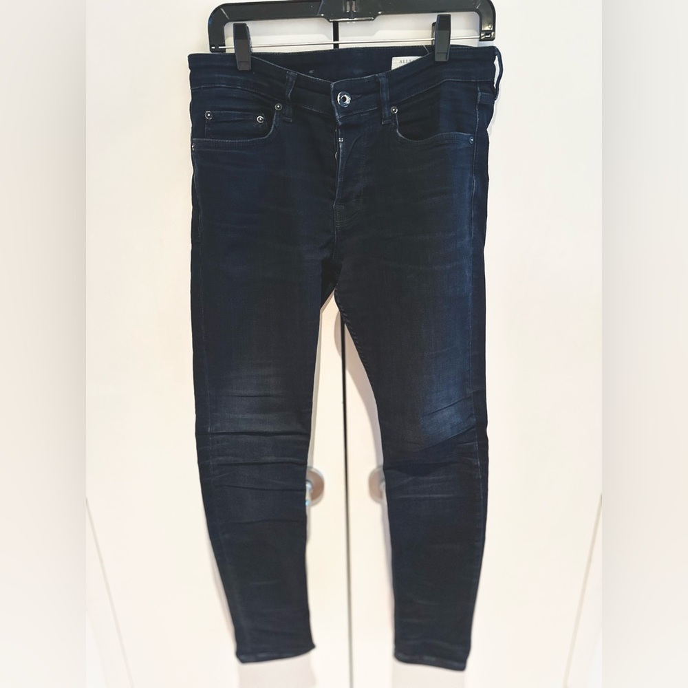 All Saints Cigarette Skinny Fit Stretch Denim Jeans